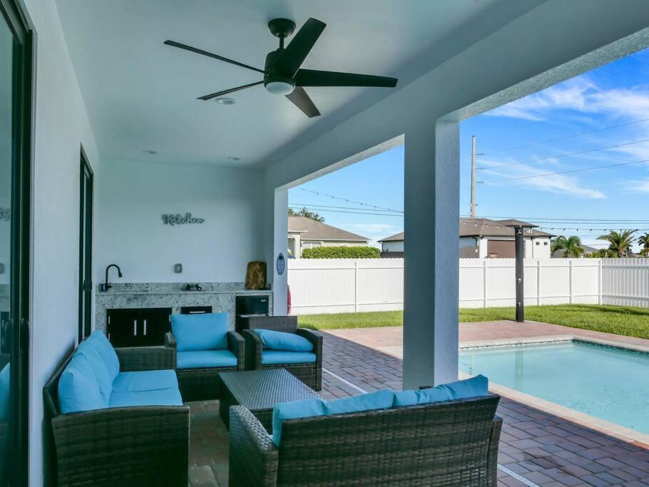 Casa Sevilla, Heated Pool, Sleeps 9, 4B3B Cape Coral Kültér fotó